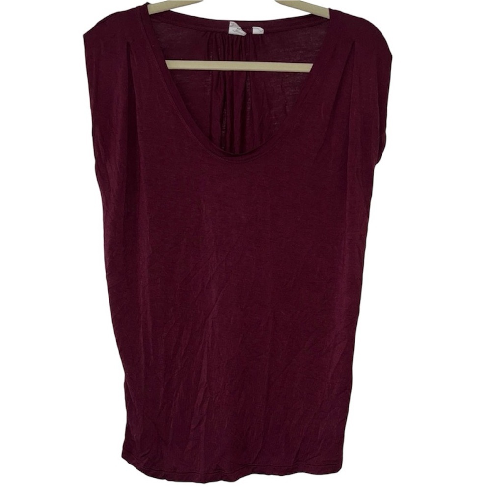 GAP Maroon Red Loose Fit Tank Top Sz XS